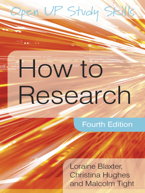 Title details for How to Research by Loraine Blaxter - Available